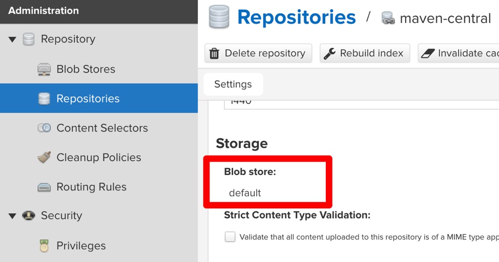 Blog store repository default